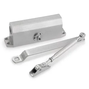 Support de porte pliable avec tige de support hydraulique pour une fermeture automatique et amortie